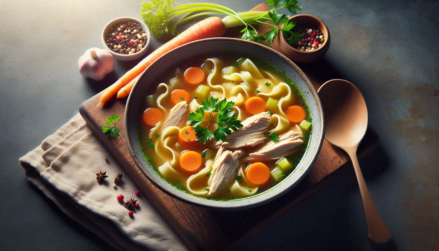 Image for Comfort Food Classics: Grandma's Best Chicken Noodle Soup