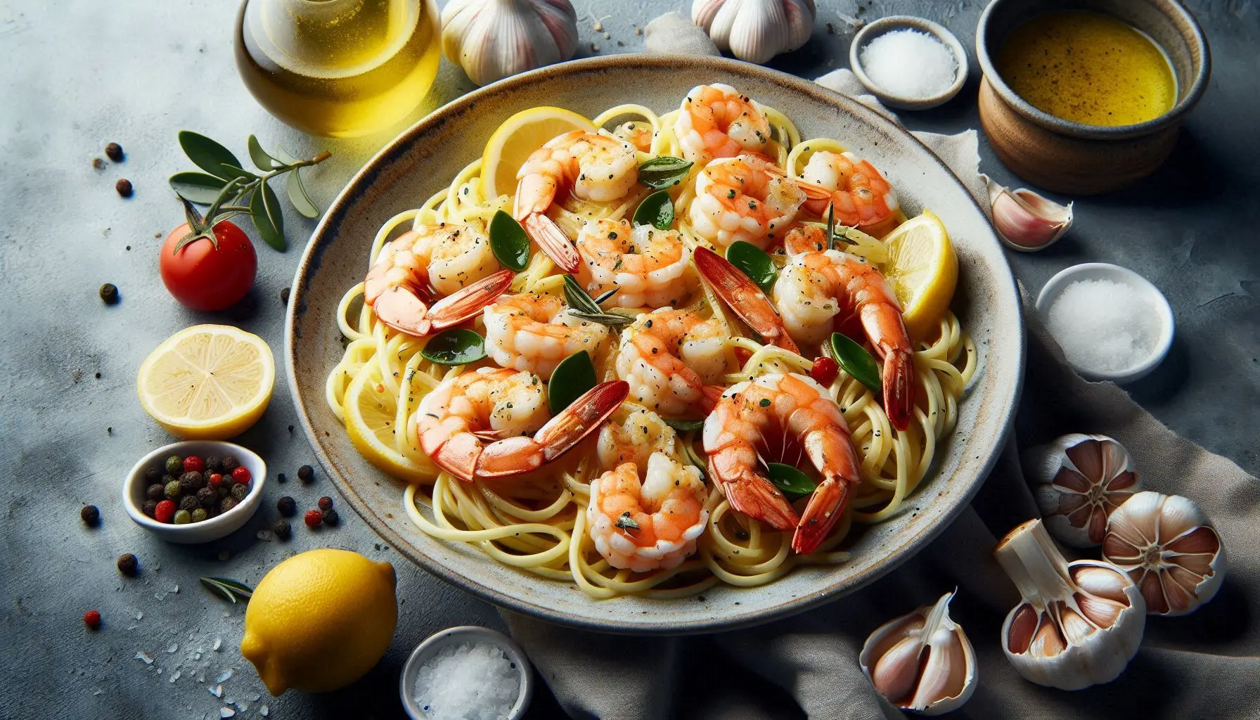 Image for Date Night Dinner: Romantic Shrimp Scampi for Two