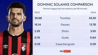 Image for Dominic Solanke: A Blossoming Career and Premier League Journey