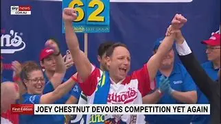 Image of Joey Chestnut: The Reigning Hot Dog Eating Champion