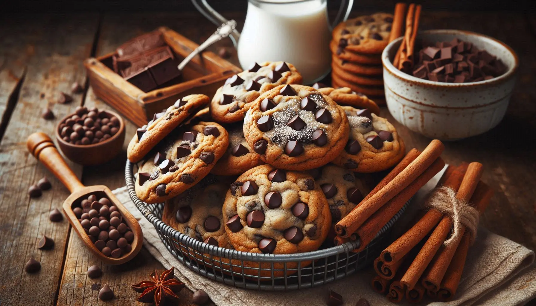 Image of Sweet Indulgences: Decadent Chocolate Chip Cookies from Scratch